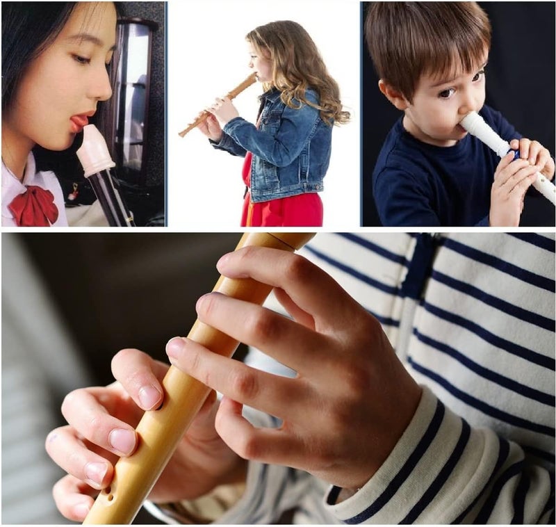NaFurAhi Youngchang Student Soprano Recorder with Cleaning Rod, Case Bag Musical Instrument - German (Blue Soprano German YSRG-50B) - Image 4